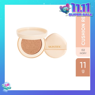 SKINTIFIC Cover All Perfect BB Cushion 02 Ivory Refill 11g