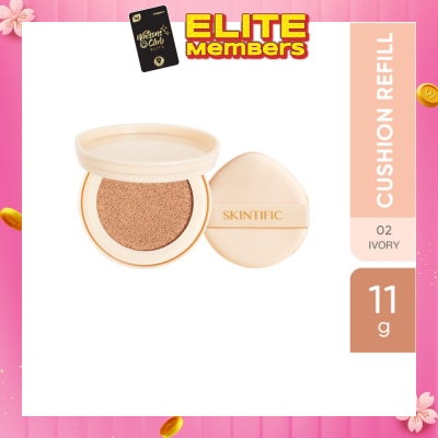 SKINTIFIC Cover All Perfect BB Cushion 02 Ivory Refill 11g