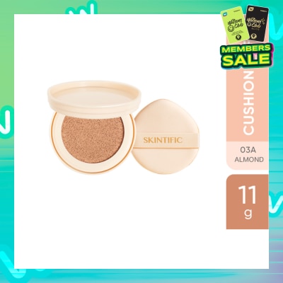 SKINTIFIC Cover All Perfect BB Cushion 03A Almond Refill 11g