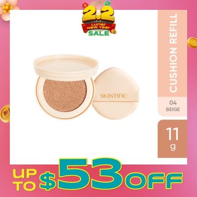 SKINTIFIC Cover All Perfect BB Cushion 04 Beige Refill 11g