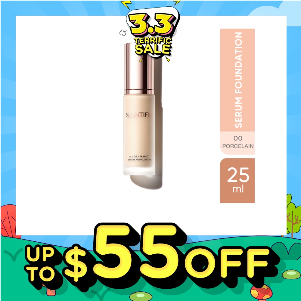 SKINTIFIC All Day Perfect Serum Foundation 00 Porcelain 25ml