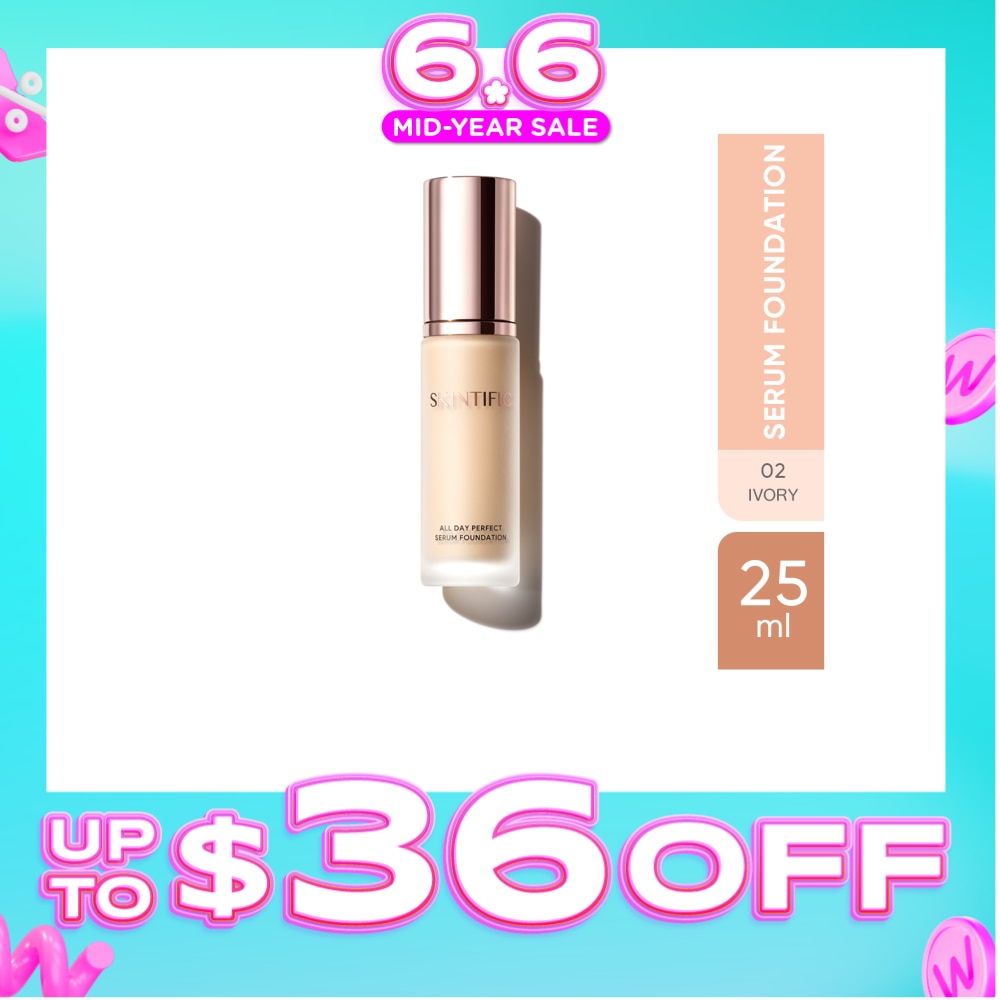 SKINTIFIC All Day Perfect Serum Foundation 02 Ivory 25ml | Face