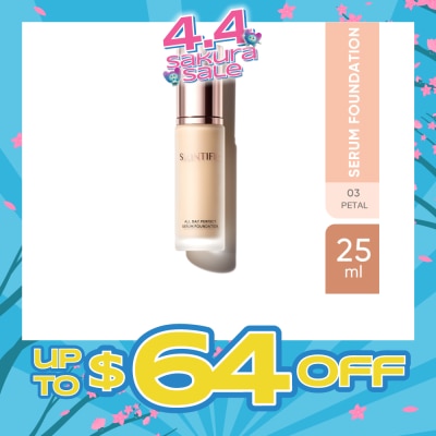 SKINTIFIC - All Day Perfect Serum Foundation 03 Petal 25ml