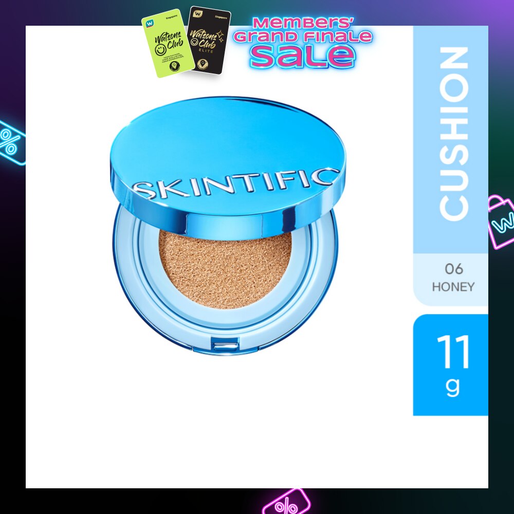 CHOOSE9/8 Fuzzykon アジアンパワーネットセカンドスキンM SKINTIFIC Perfect Stay Velvet Matte Cushion 06 Honey 11g | Face