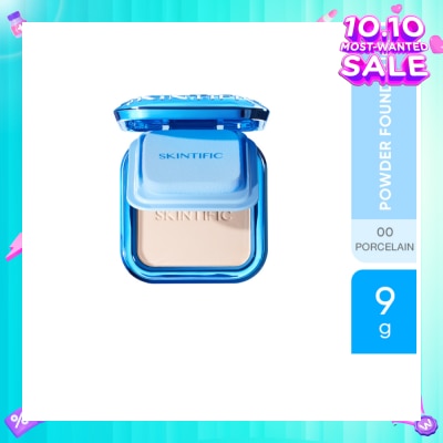 SKINTIFIC Ultra Cover Powder Foundation 00 Porcelain 9g