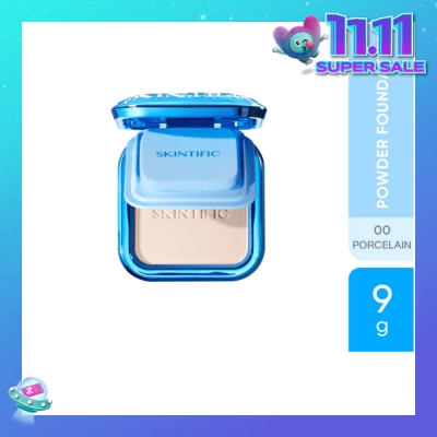 SKINTIFIC Ultra Cover Powder Foundation 00 Porcelain 9g