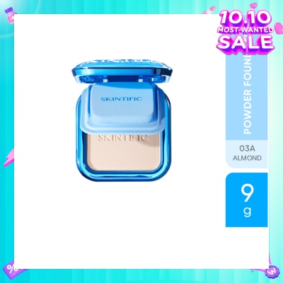 SKINTIFIC Ultra Cover Powder Foundation 03A Almond 9g