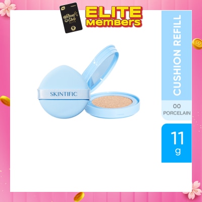 SKINTIFIC Perfect Stay Velvet Matte Cushion 00 Porcelain Refill 11g