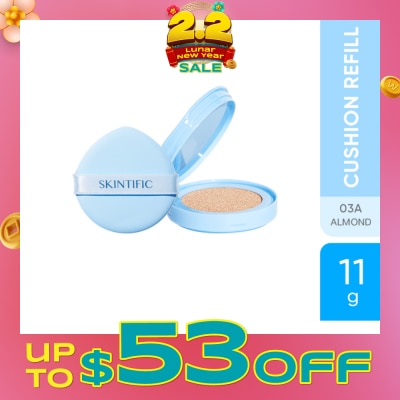 SKINTIFIC Perfect Stay Velvet Matte Cushion 03A Almond Refill 11g