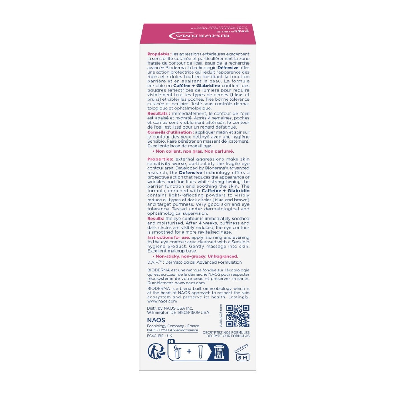 Sensibio Eye+ Eye Cream 15ml