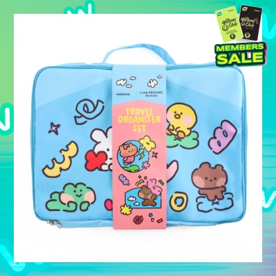 WATSONS Line Friends Minini Travel Organiser Set 5s