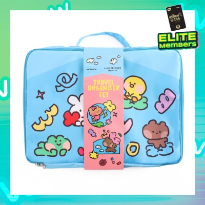 WATSONS Line Friends Minini Travel Organiser Set 5s