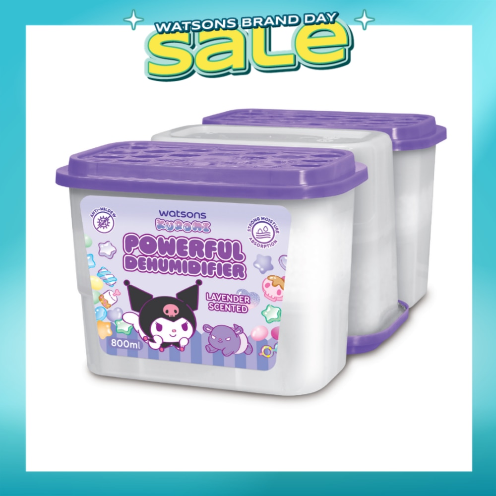 Sanrio Kuromi Powerful Dehumidifier Lavender Scented 800ml x 3s