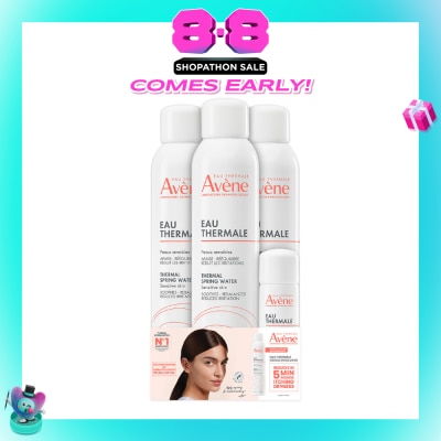 AVÈNE - Thermal Spring Water Packset consists Thermal Spring Water 300ml x 3s + 50ml x 1s