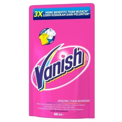 VANISH Liquid Laundry Fabric Stain Remover Refill - 800ml