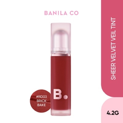 BANILA CO - Sheer Velvet Veil Tint RD03 Brick Bake 4.2g