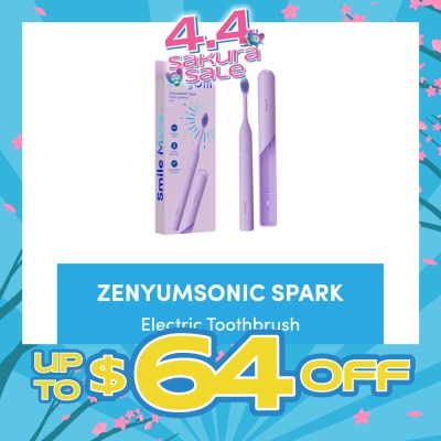 ZENYUM Sonic™ Spark Electric Toothbrush Lilac 1s