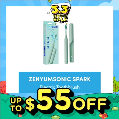 ZENYUM Sonic™ Spark Electric Toothbrush Sage 1s
