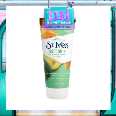 ST IVES Soft Skin Avocado & Honey Facial Scrub 6oz image