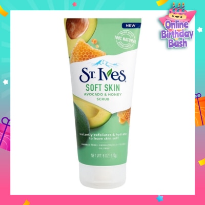 ST IVES ST IVES Soft Skin Avocado & Honey Facial Scrub 6oz