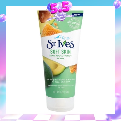 ST IVES - ST IVES Soft Skin Avocado & Honey Facial Scrub 6oz
