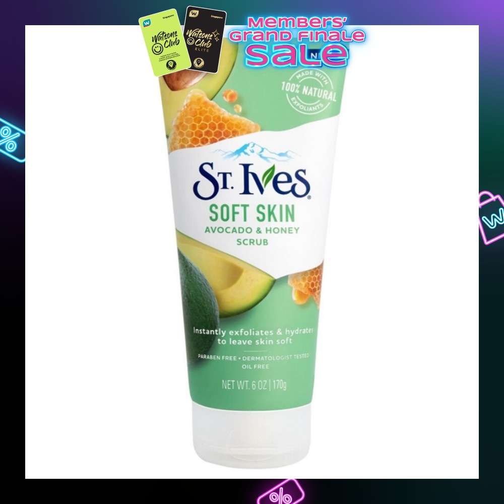 ST IVES Soft Skin Avocado & Honey Facial Scrub 6oz