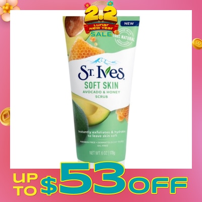ST IVES ST IVES Soft Skin Avocado & Honey Facial Scrub 6oz