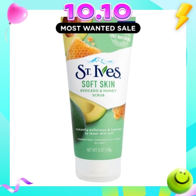 ST IVES Soft Skin Avocado & Honey Facial Scrub 6oz image