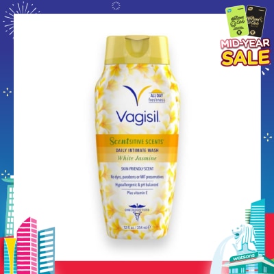 VAGISIL® Scentsitive Scents Daily Intimate Wash White Jasmine 354ml