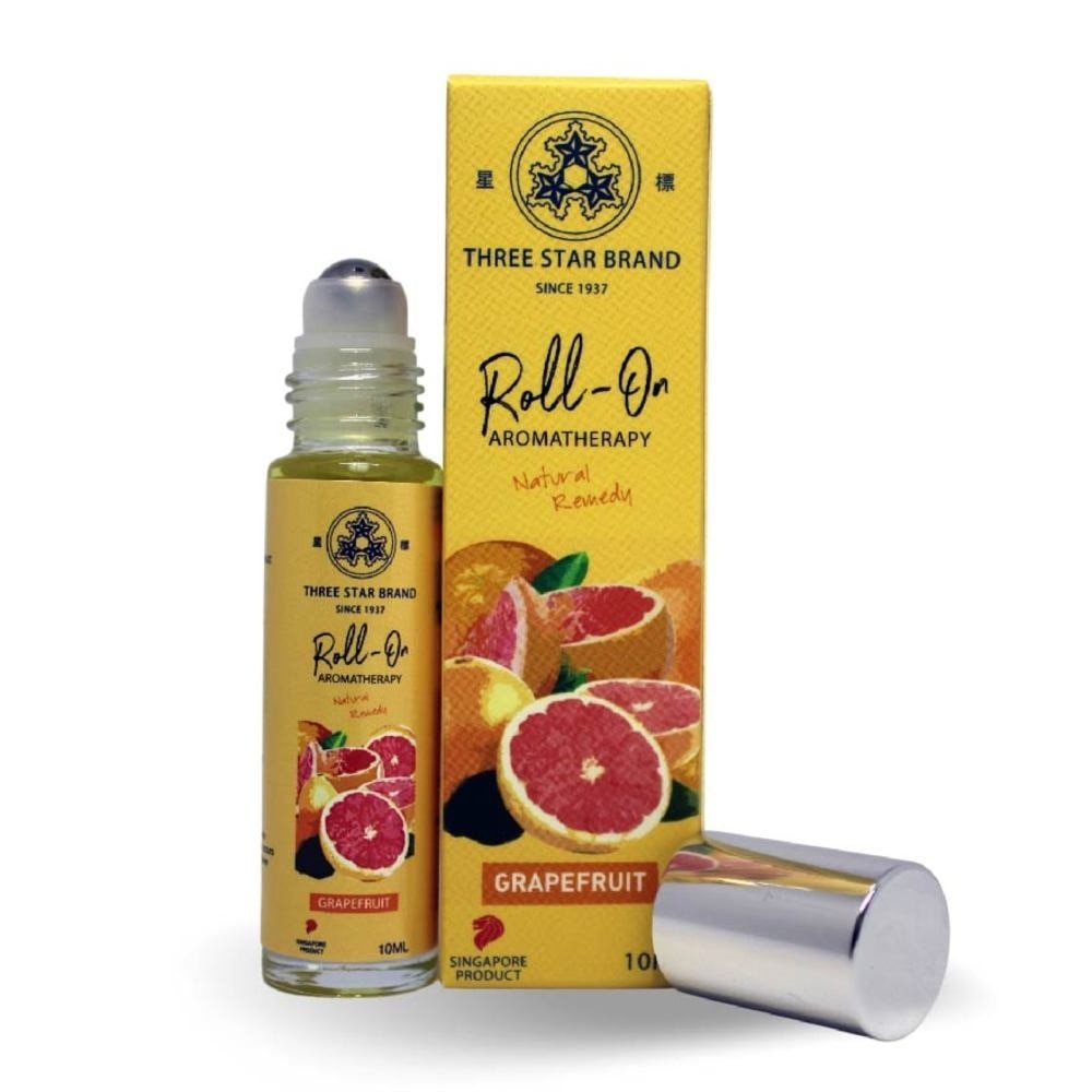 Grapefruit Scented Aroma Medicated Oil (Mood Energiser, Relieves Aches, Boosts Circulation, Eases Inflammation) 10ml