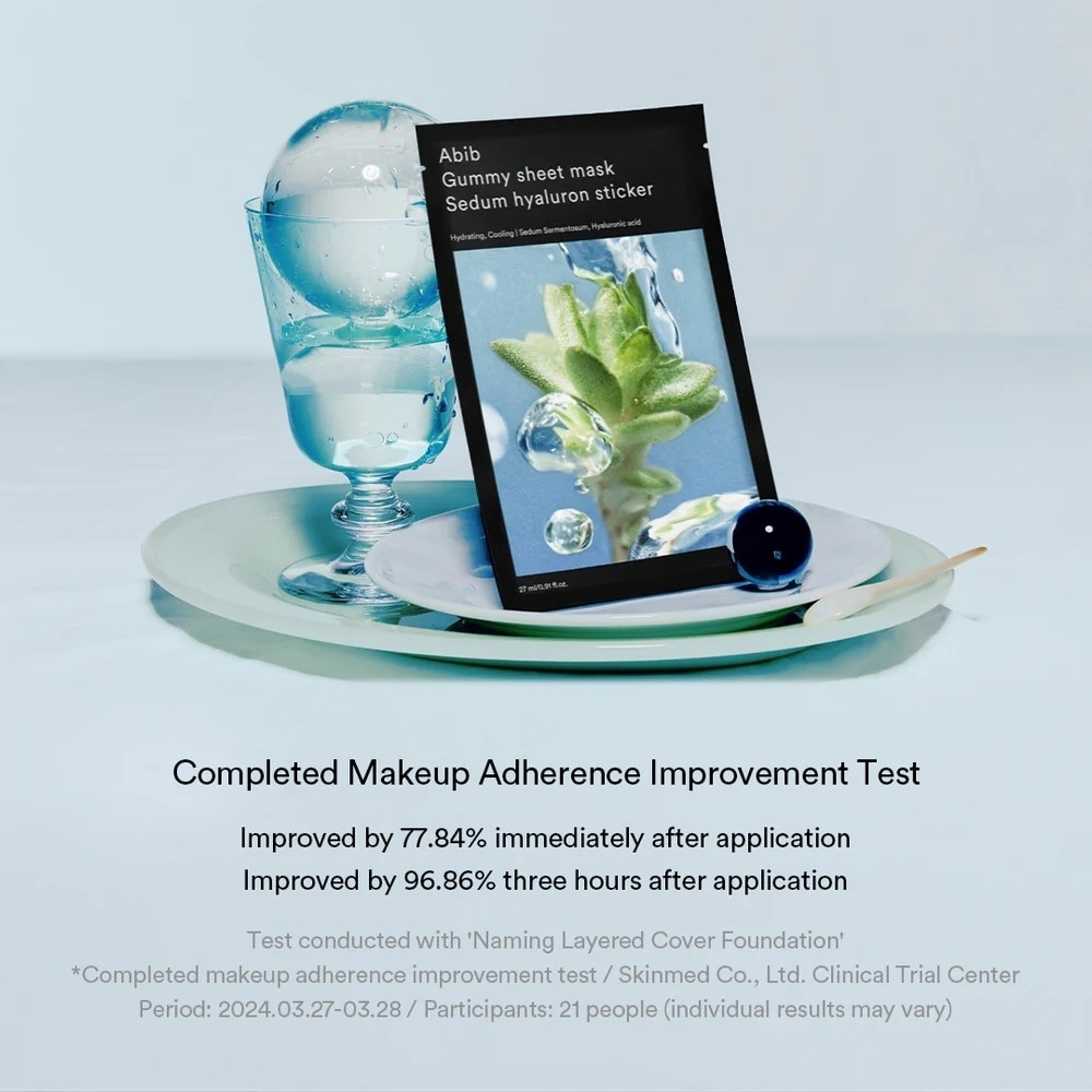 Gummy Sheet Mask Sedum Hyaluron Sticker 10s