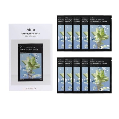 ABIB Gummy Sheet Mask Sedum Hyaluron Sticker 10s