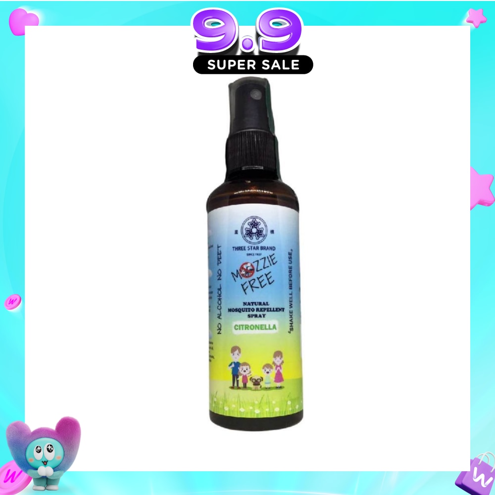 Citronella Scented Natural Mozzie Free (Insect Repellent) 90ml image