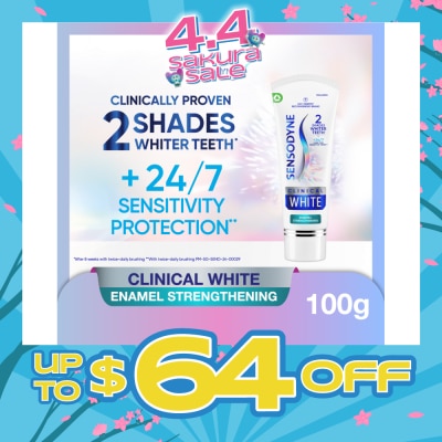 SENSODYNE - Clinical White Enamel Strengthening 100g