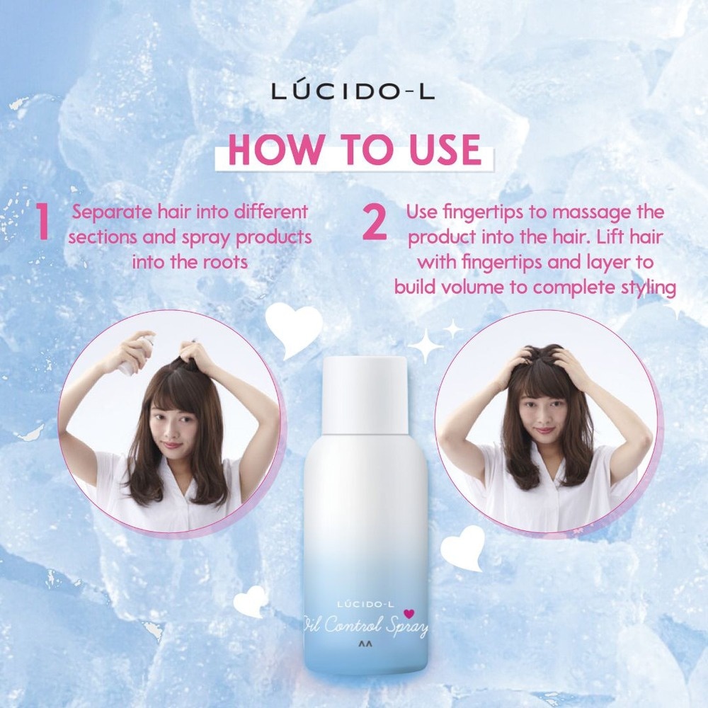 LUCIDO-L Oil Control Spray Icy Cool 70g