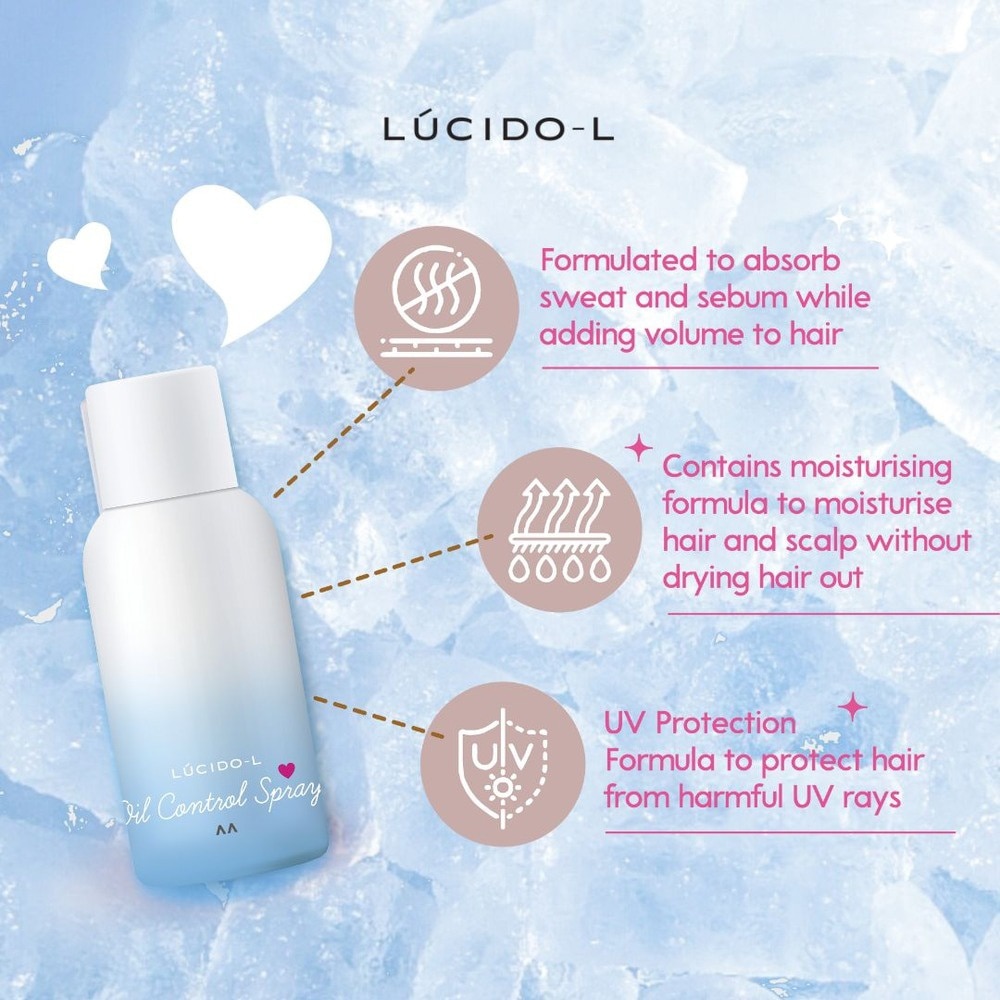 LUCIDO-L Oil Control Spray Icy Cool 70g