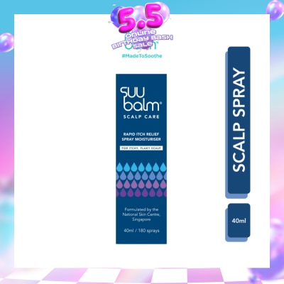 SUU BALM - Rapid Itch Relief Scalp Spray Moisturiser 40ml