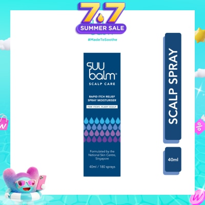 SUU BALM - Rapid Itch Relief Scalp Spray Moisturiser 40ml