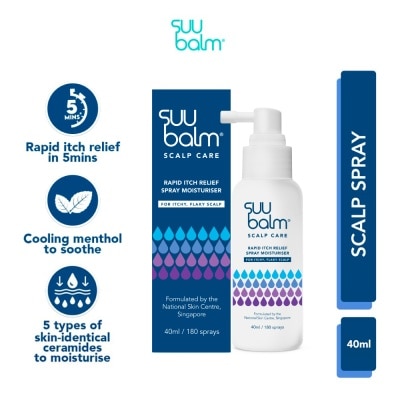 SUU BALM Rapid Itch Relief Scalp Spray Moisturiser 40ml image