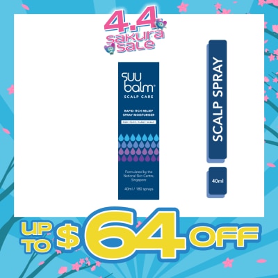 SUU BALM - Rapid Itch Relief Scalp Spray Moisturiser 40ml