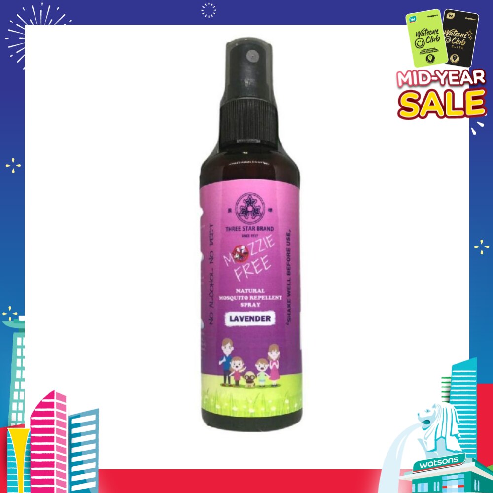 Lavender Scented Natural Mozzie Free (Insect Repellent) 90ml