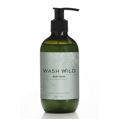 WASH WILD Ph Balanced (Lemon Myrtle & Mandarin Scent) Body Wash 500ml