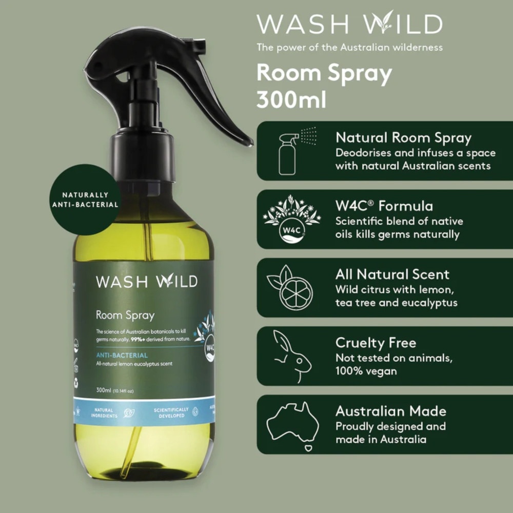 Anti-Bacterial (All Natural Lemon Eucalyptus Scent) Room Spray 300ml