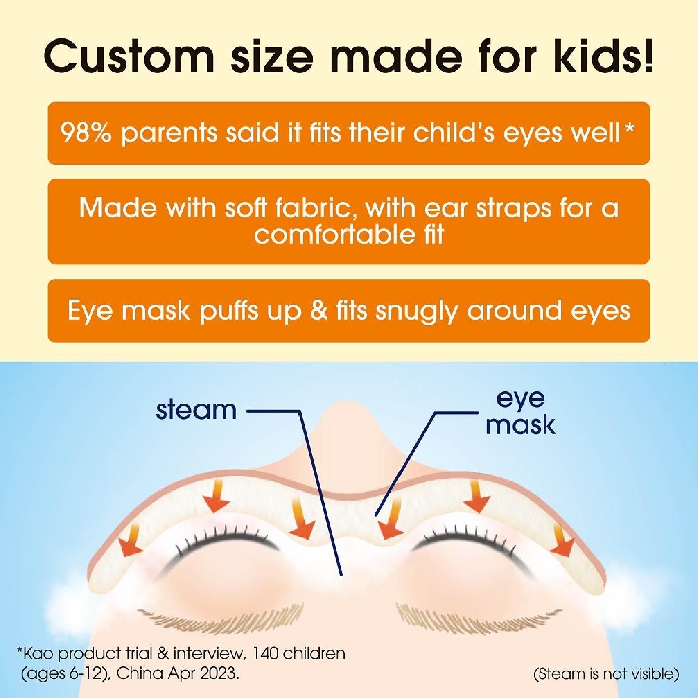 Kids Steam Eye Mask Unscented 5s