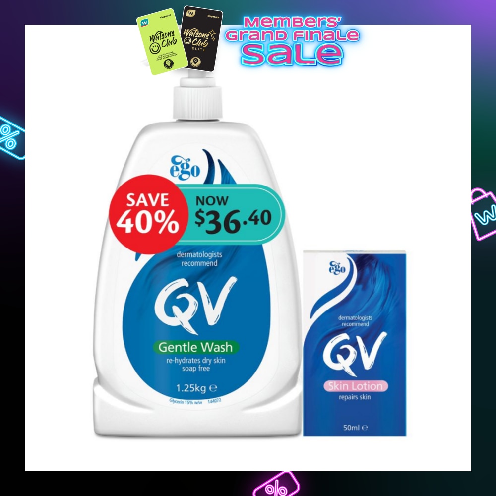 Pack Set (Gentle Wash 1250ml 1s & Skin Lotion 50ml x 2s)