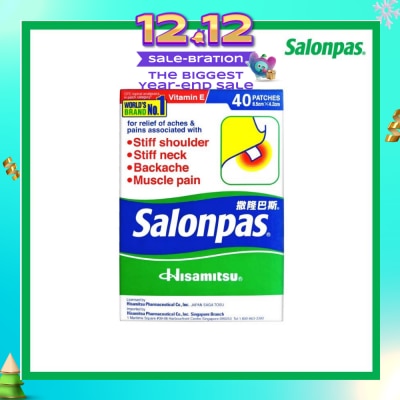 SALONPAS® Pain Relieving Patch 40s