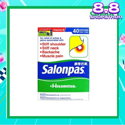 SALONPAS® Pain Relieving Patch 40s