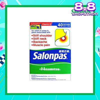 SALONPAS® Pain Relieving Patch 40s