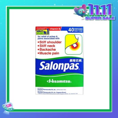 SALONPAS® Pain Relieving Patch 40s