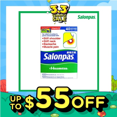 SALONPAS® Pain Relieving Patch 40s